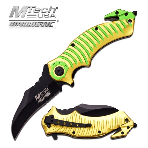 Mtech Usa Rescue Knife 5" Closed