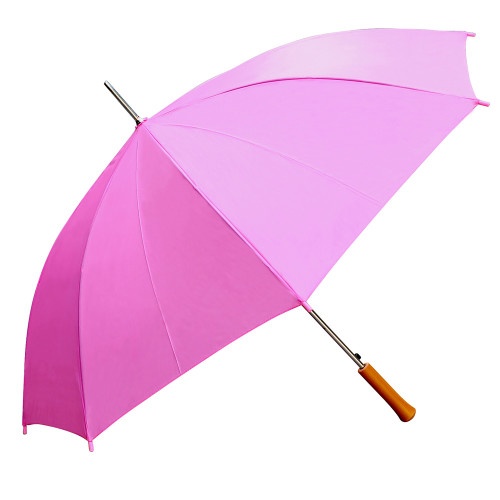 48" Pretty Hot Pink Rain Auto Open Umbrella