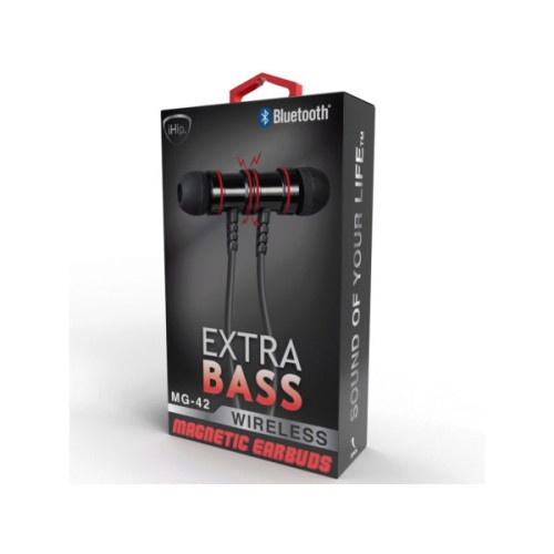 Ihip Extra Bass Wireless Magnetic Bluetooth Earbuds