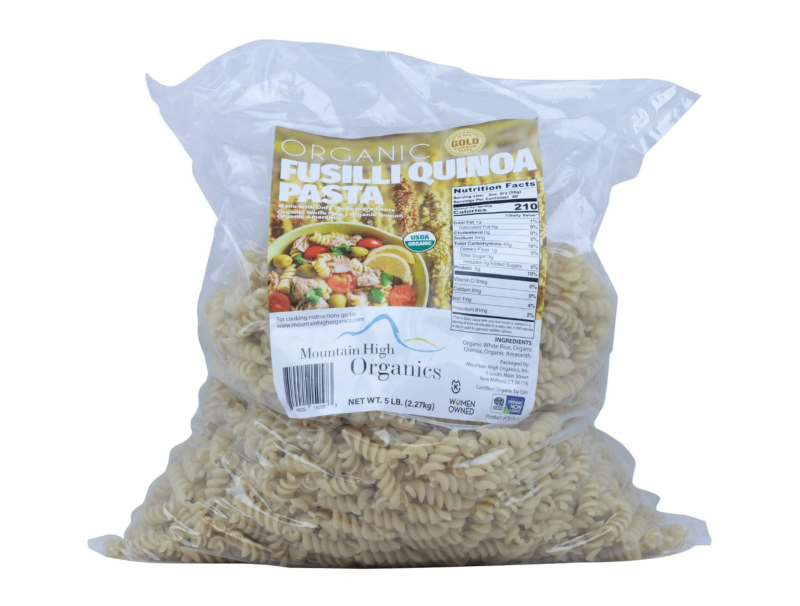 Fusilli, Quinoa, Organic, Gluten Free, 5Lb - 5 Lb