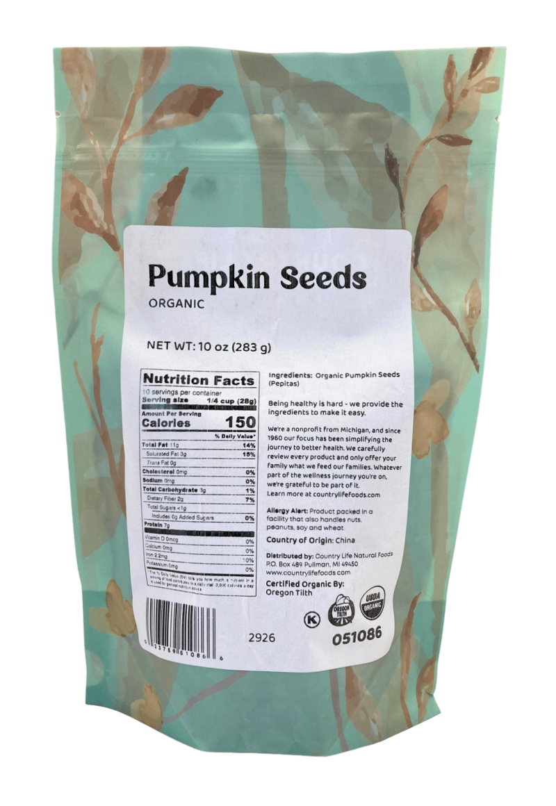 Organic Pepitas (Pumpkin Seeds)