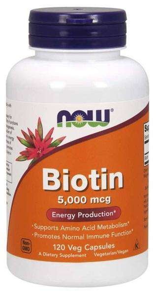 Biotin 5000 Mcg - 120 Vcaps