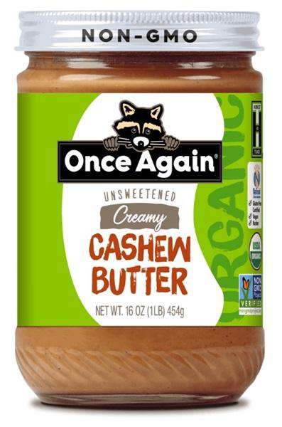 Organic Cashew Butter, Smooth - 16 Oz