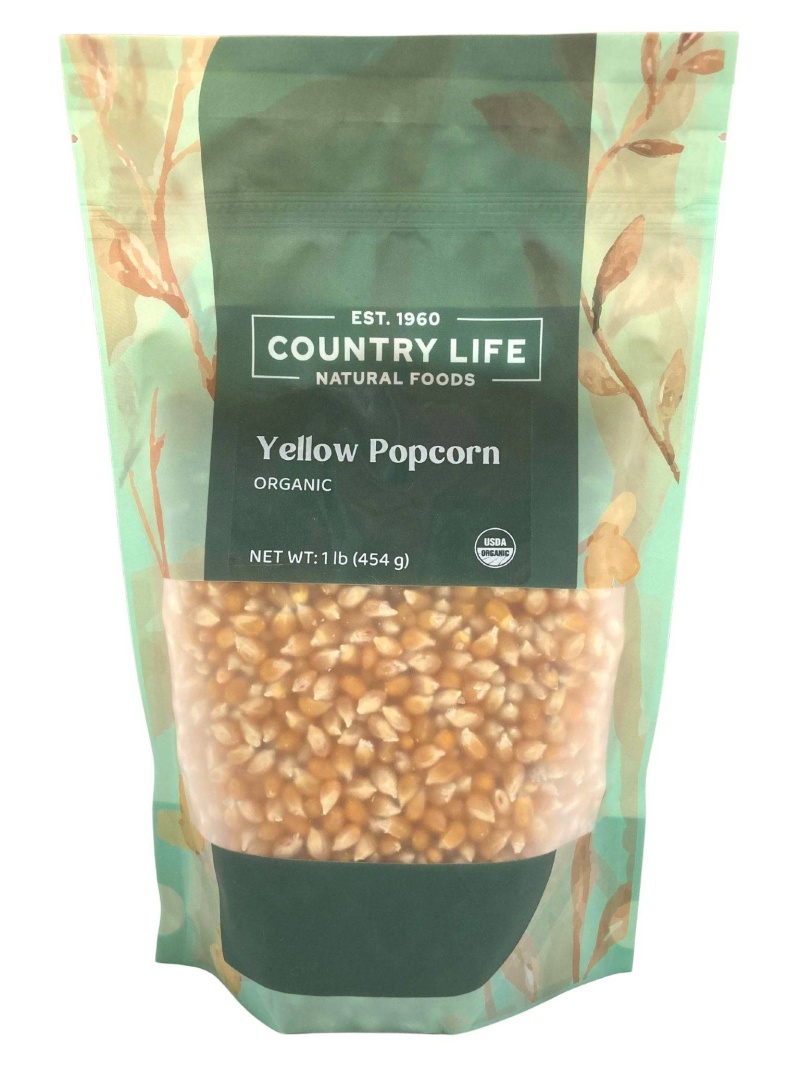 Organic Popcorn, Yellow