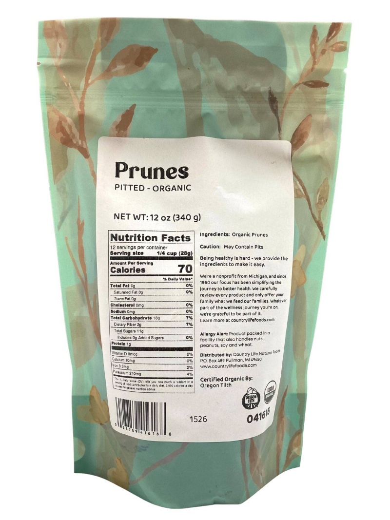 Prunes, Pitted, Organic