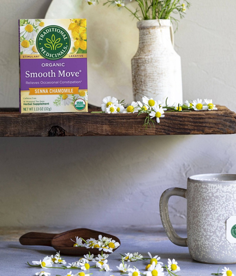 Herbal Tea Blends, Organic, Traditional Medicinals Gas Relief