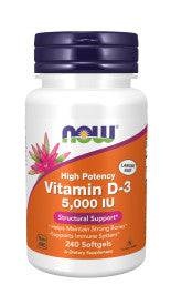 High Potency Vitamin D-3 5,000 Iu 240 Count