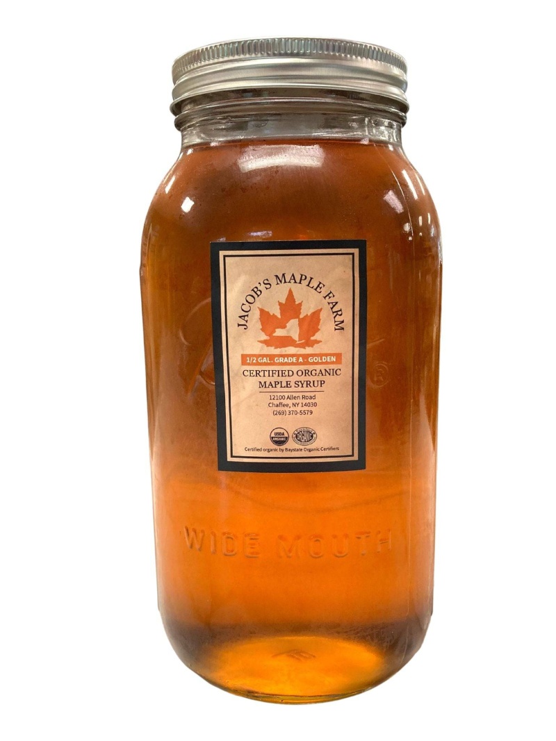 Organic Golden Maple Syrup, Grade a