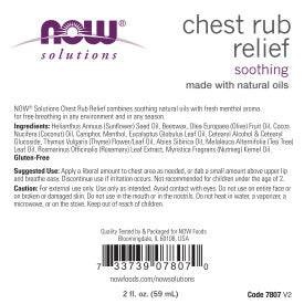 Chest Rub Relief - 2 Oz