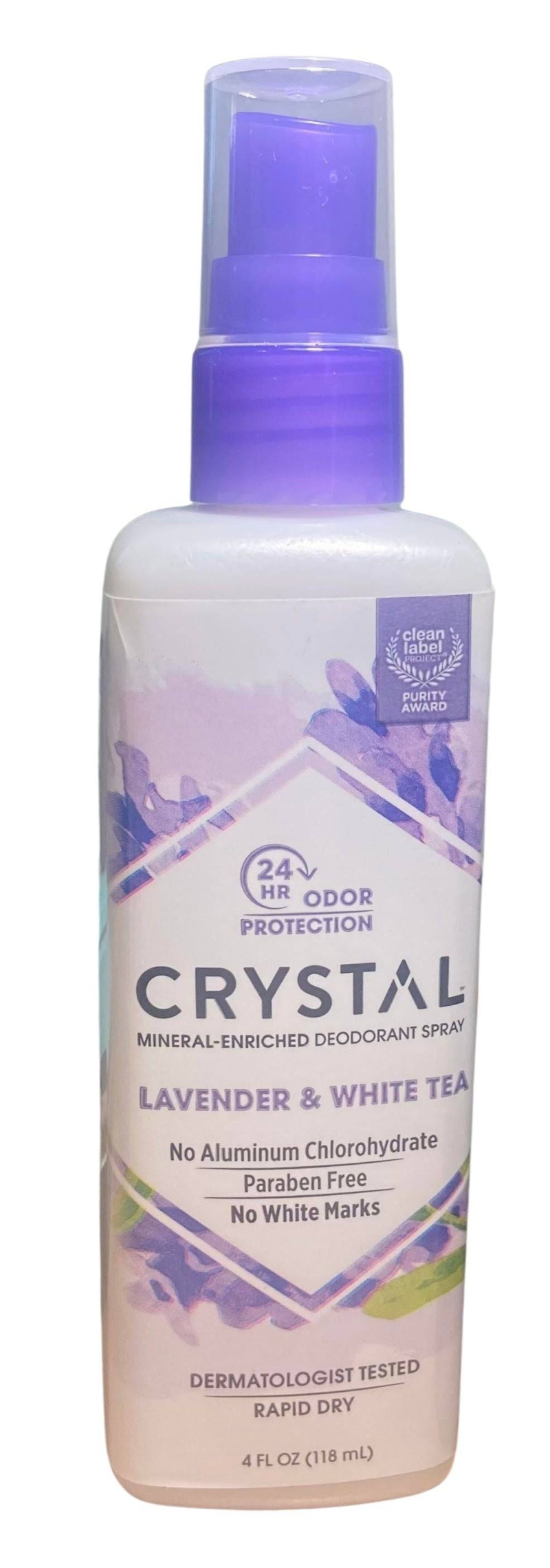 Crystal Deodorant Spray Lavender & White Tea
