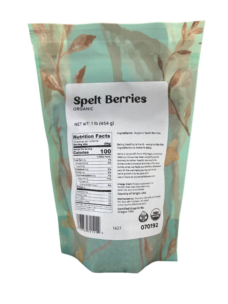Organic Spelt Berries