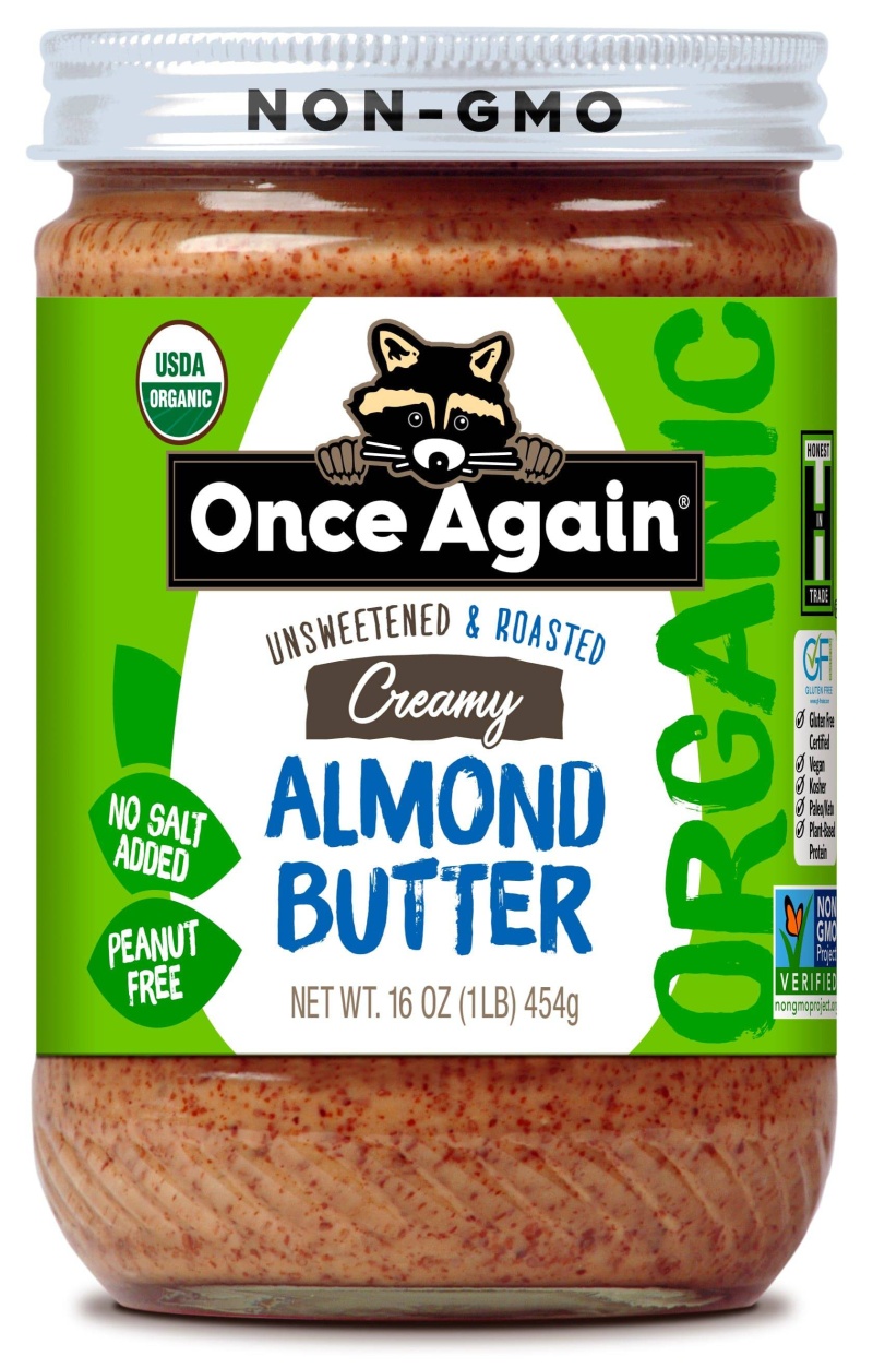 Organic Almond Butter, Creamy - 16 Oz