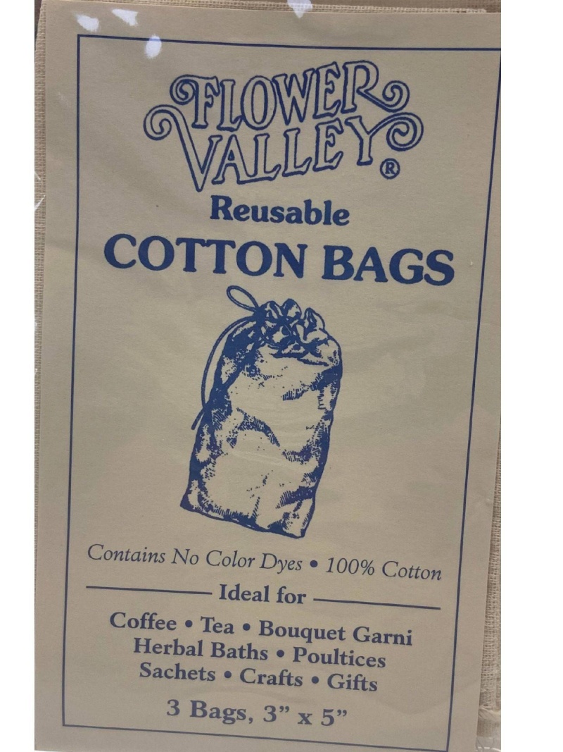 Tea Bags, Cotton, Reusable