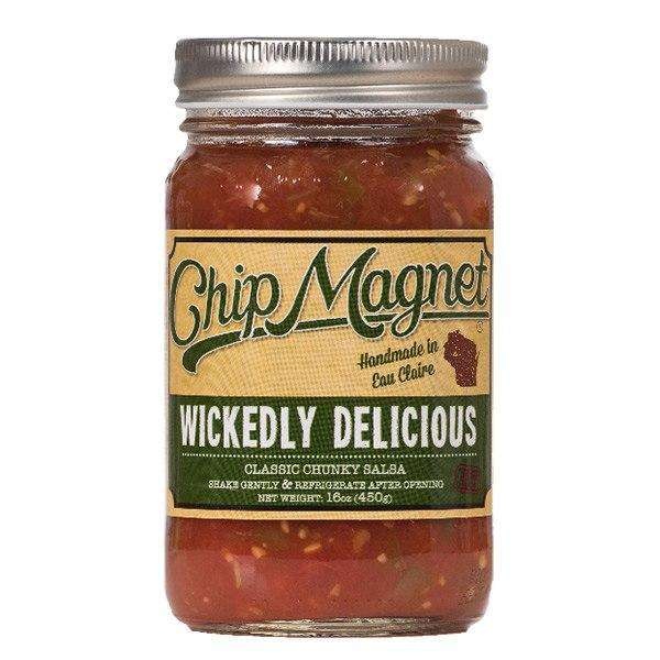 Chip Magnet Salsa, Wickedly Delicious (Hot, Vinegar Free) - 16 Oz