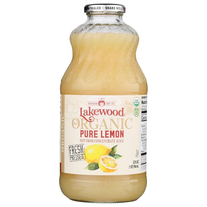 Organic Lemon Juice - 32 Oz