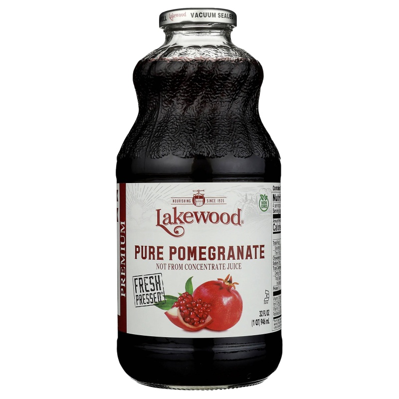 Pomegranate Juice, Pure, Lakewood - 32 Oz