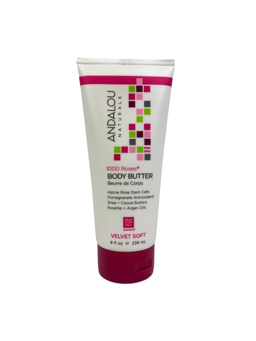 1000 Roses Body Butter by Andalou Naturals, 8 Oz