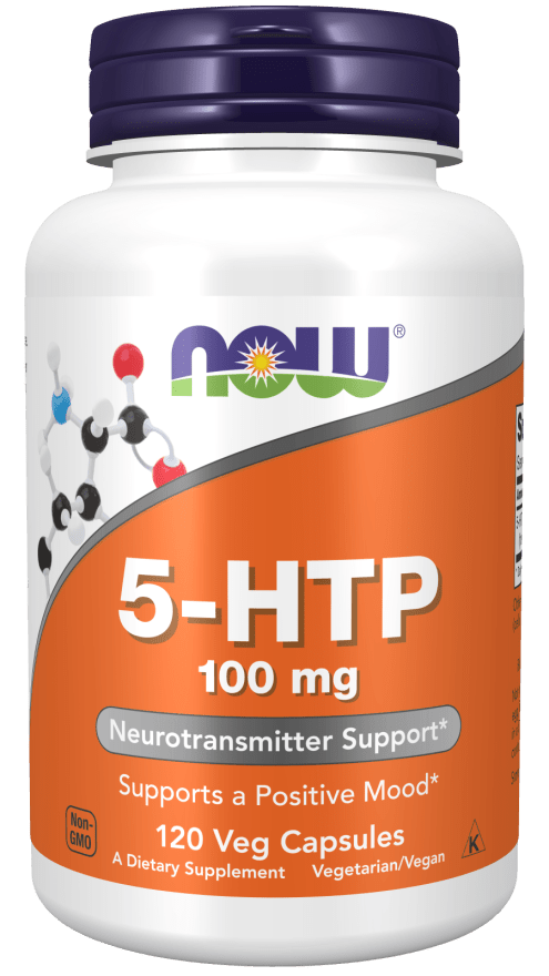 5-HTP 100mg - 120 Count | NOW Supplements for Mood and Sleep Support