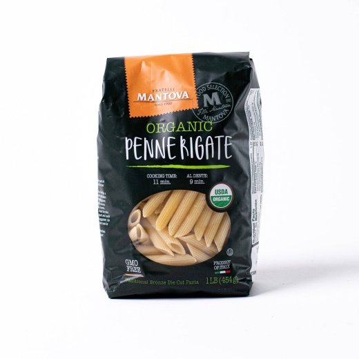 Penne Rigate, Semolina, Organic - 1 Lb