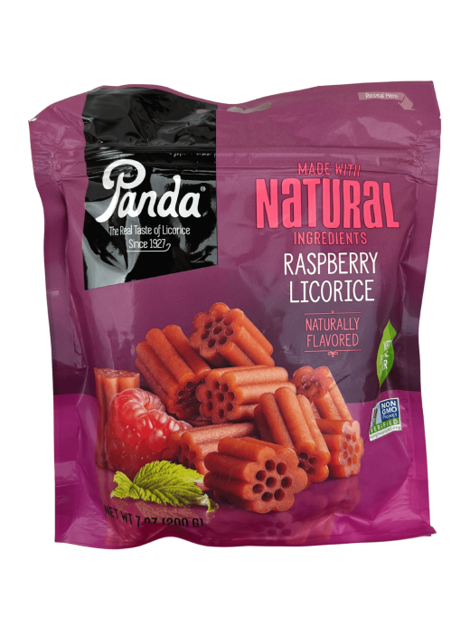 Panda Licorice, Raspberry Flavored Soft Candy - 7 Oz