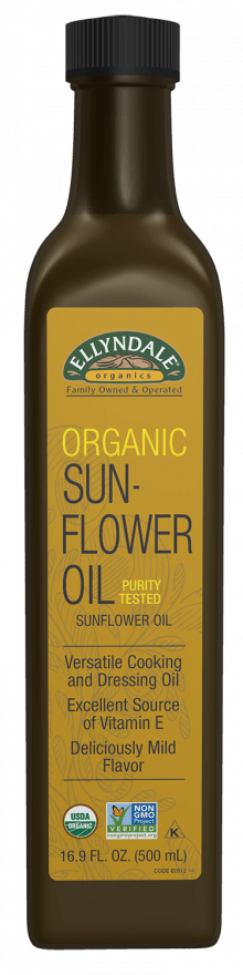 Ellyndale Organics Sunflower Oil, Organic - 16.9 Oz