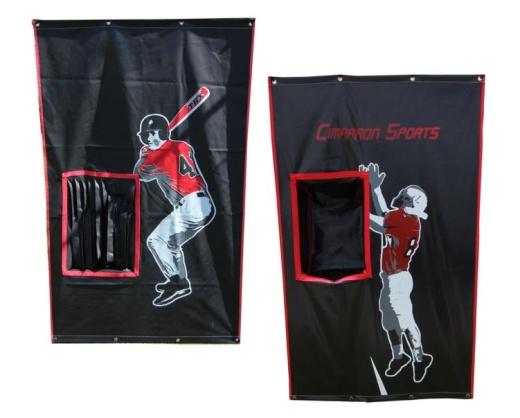 Cimarron 2-Sport Catcher Vinyl Backstop With Frame