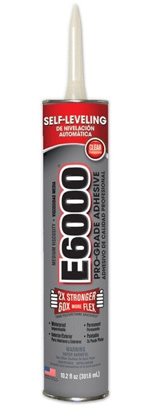 E6000 Glue Clear Med Viscosity 3.7 oz Tube (2 Tubes)