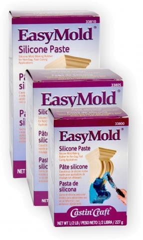 Easymold Silicone Paste 1/2 Pound Kit