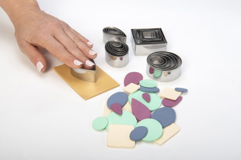 Sculpey Tools Cutters: Square 6 Pc