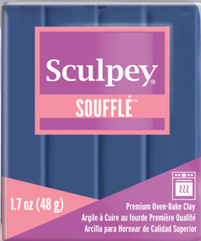 Sculpey Souffle Midnight Blue, 1.7 Ounce, Su