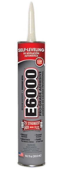 E6000 Glue Clear Medium Viscosity 10.2 Oz Cartridge