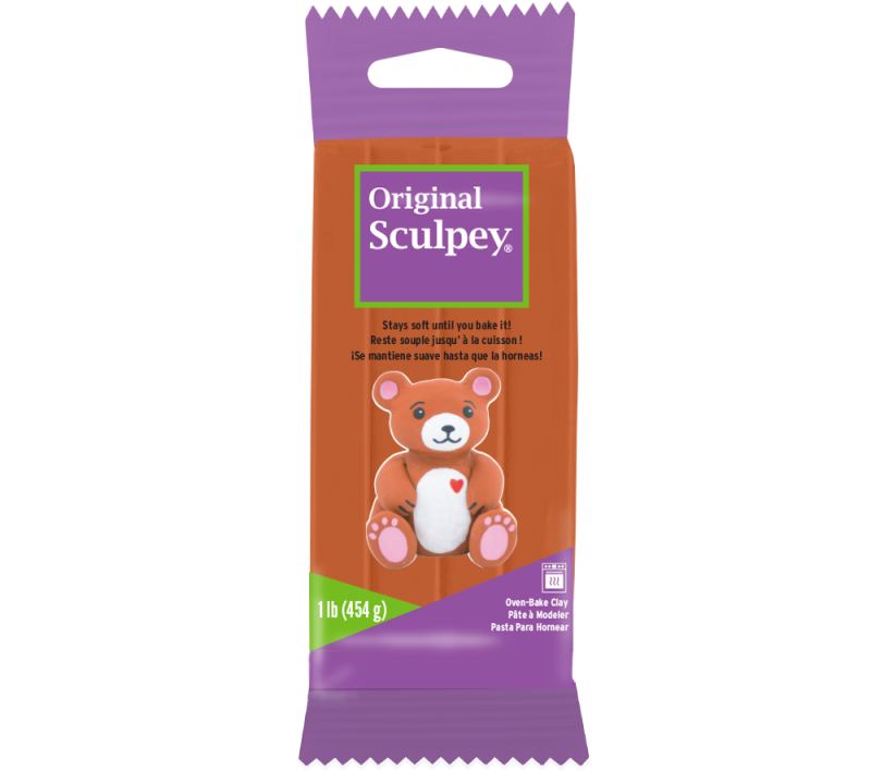 Premo Sculpey Clay Black 1 Pound Bar