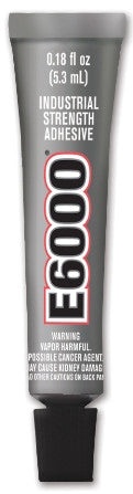 E6000 Glue Clear Mv .18Oz Tube 500/Case