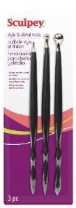 Sculpey Style & Detail Tools, Set of 3