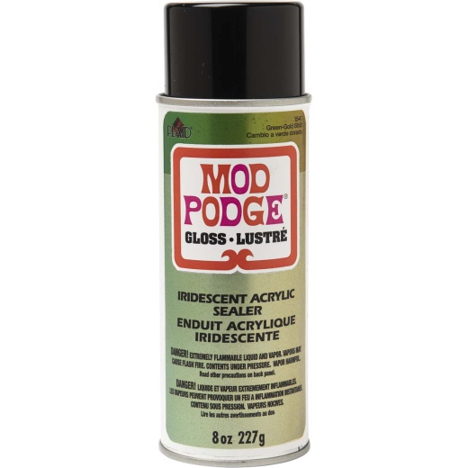 Mod Podge Iridescent Acrylic Sealer - Green to Gold Shift, 8 Oz