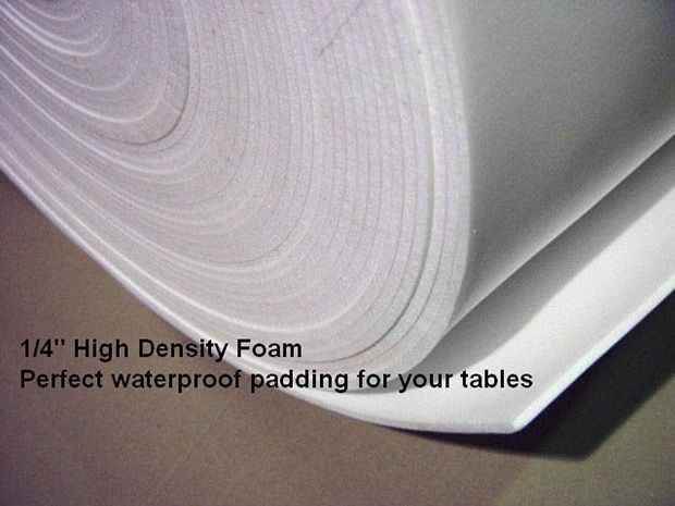 Volara Poker Table Foam Padding 59 Inches Wide (Sold Per Foot)