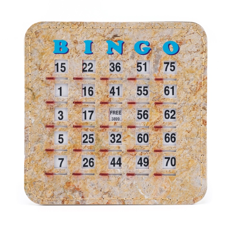 Senior Friendly Tab Stitched Bingo Shutter Slide Cards