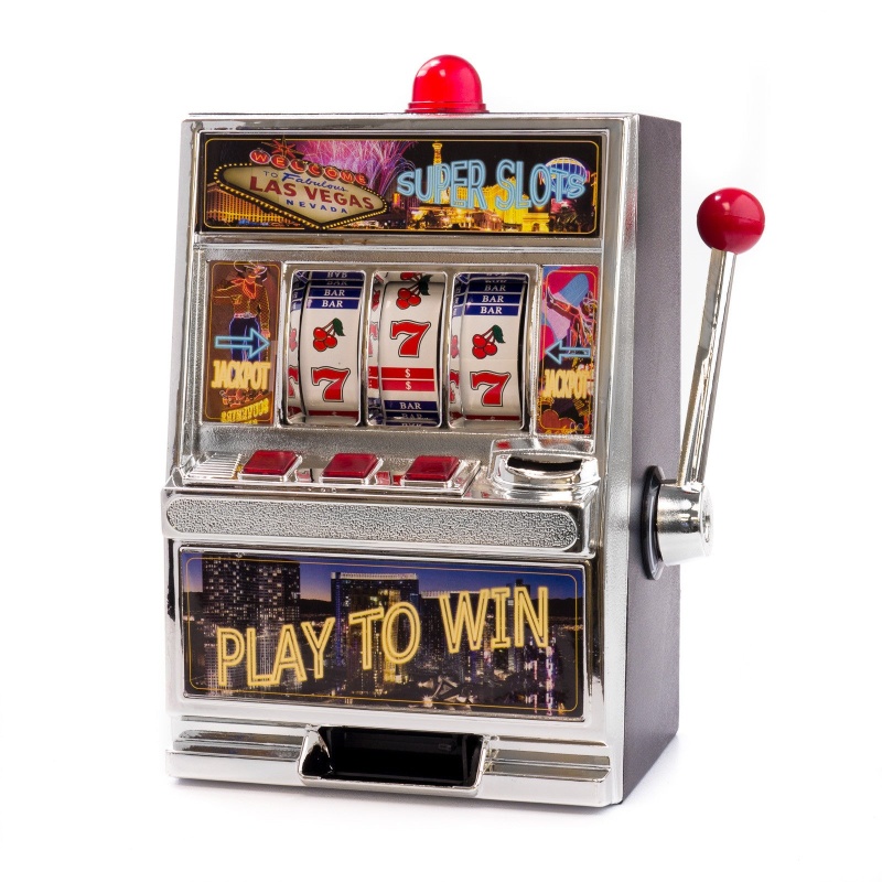 Jumbo Slot Machine Coin Savings Bank