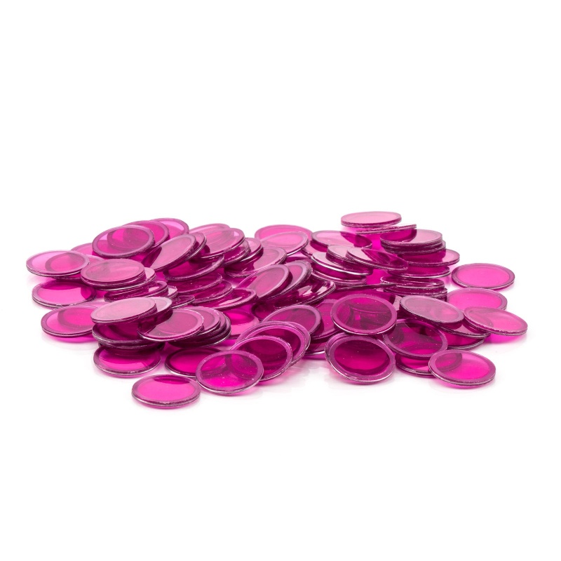 Magnetic Bingo Chips (100/Pkg) Purple