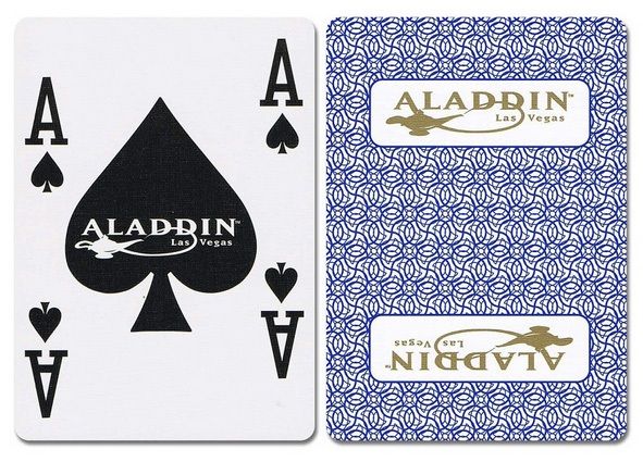 Aladdin New Uncancelled Casino Playing Cards