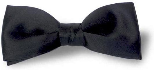 Black Clip-On Bow-Ties