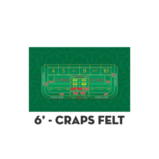 Monaco - Craps Layout - Green