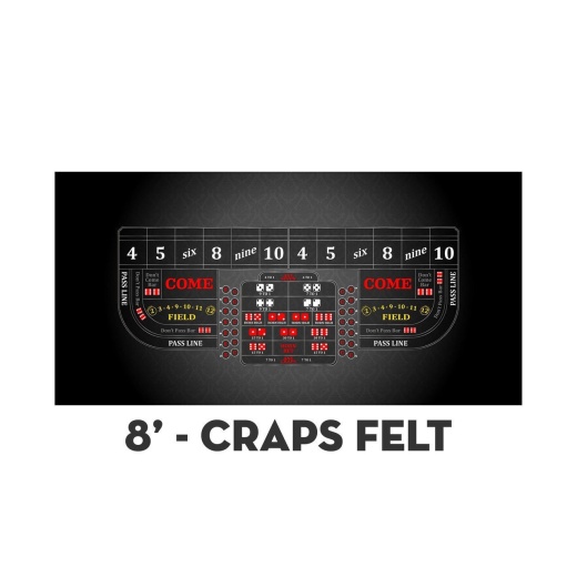Classic Craps Layout - Black