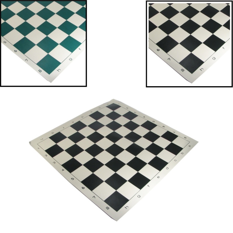 Vinyl Tournament Roll Up Chess Board
