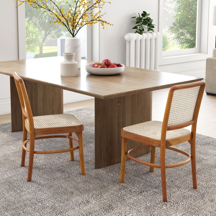 Set Of 2 Boho Dining Chairs