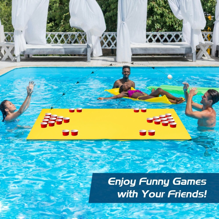 5.5 Feet X 35.5 Inch 3-Layer Multi-Purpose Floating Beer Pong Table
