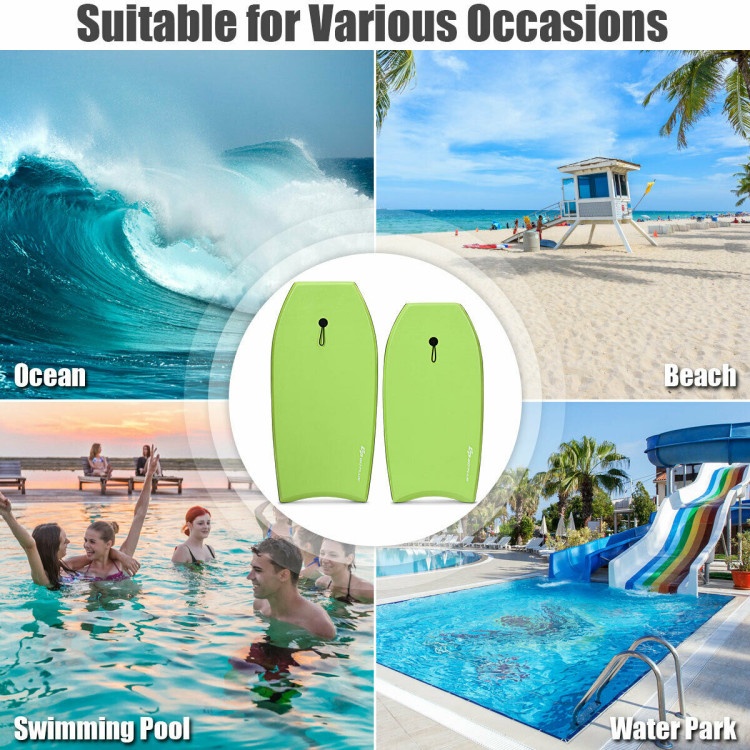 Super Surfing Lightweight Bodyboard With Leash