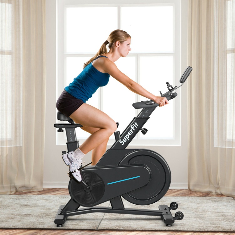 Magnetic Exercise Bike With Adjustable Seat And Handle