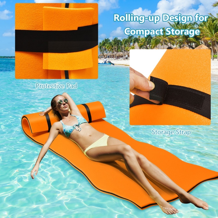 3-Layer Tear-Resistant Relaxing Foam Floating Pad