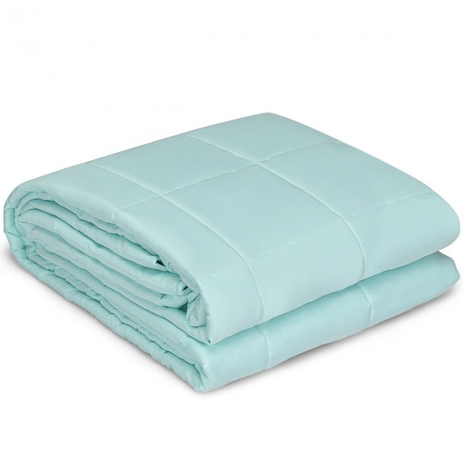 15 Lbs 48 X 72 Inch Premium Cooling Heavy Weighted Blanket Color: Light Green